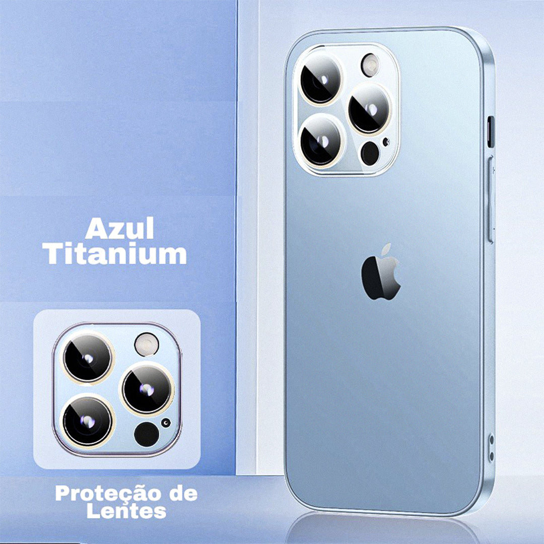Case / Capinha Iphone i Glass (Series 14 ao 16 ProMax)