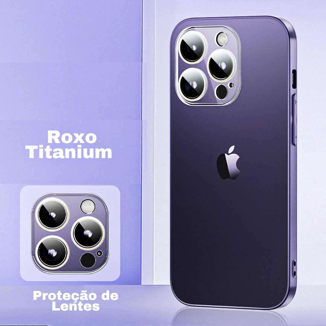 Case / Capinha Iphone i Glass (Series 14 ao 16 ProMax)