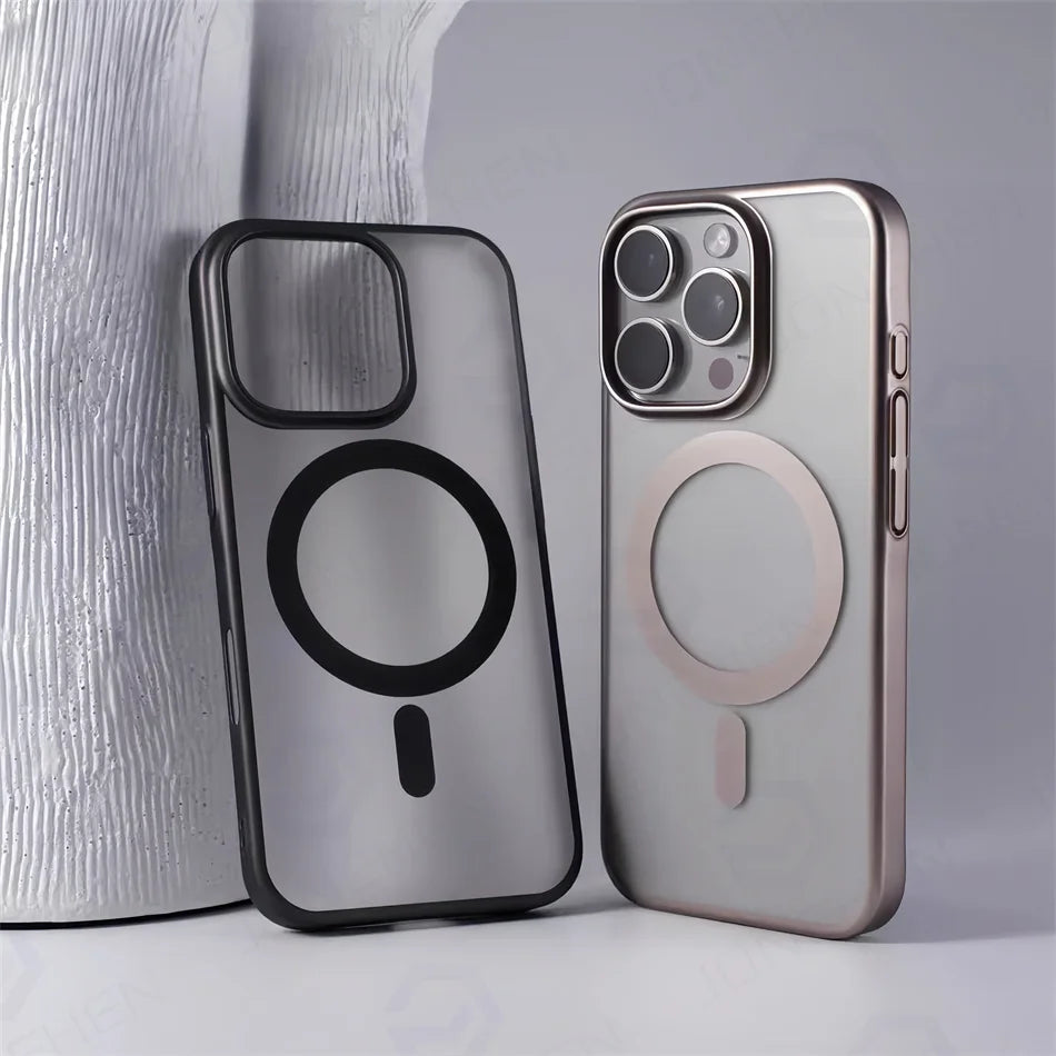 Case / Capinha Iphone Colors Matte MagSafe