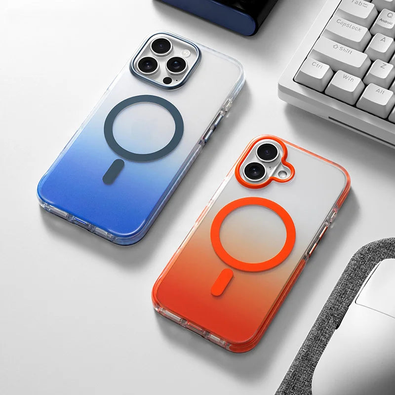 Case / Capinha Iphone Colors Degradê MagSafe