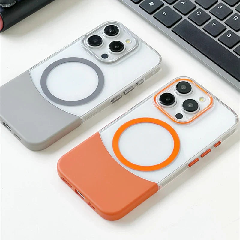 Case / Capinha Iphone Duo Click MagSafe (14 ao 16 Pro Max)