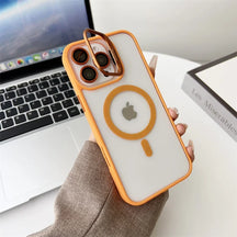 Case / Capinha Iphone Easy MagSafe  + Proteção Lentes (14 ao 16 Pro Max)