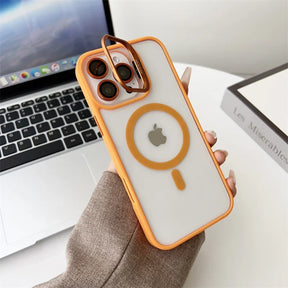 Case / Capinha Iphone Easy MagSafe  + Proteção Lentes (14 ao 16 Pro Max)