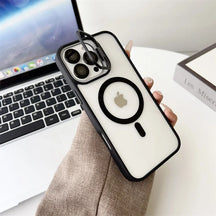 Case / Capinha Iphone Easy MagSafe  + Proteção Lentes (14 ao 16 Pro Max)